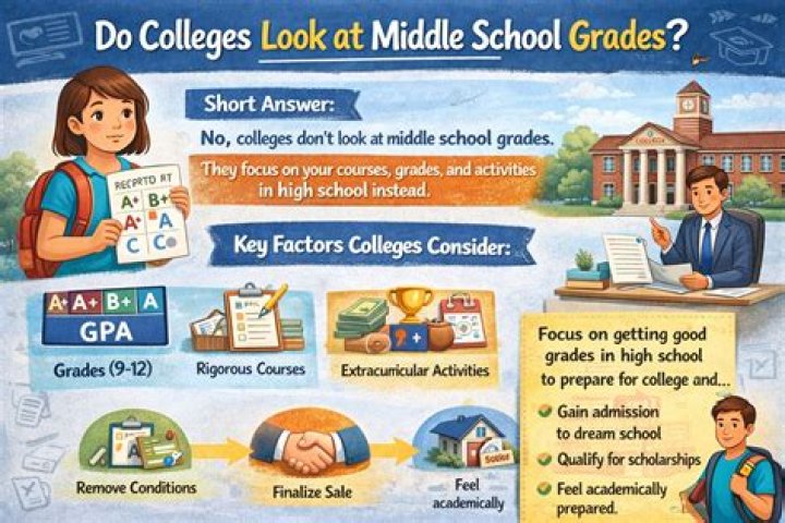 Do colleges look at 8th grade?