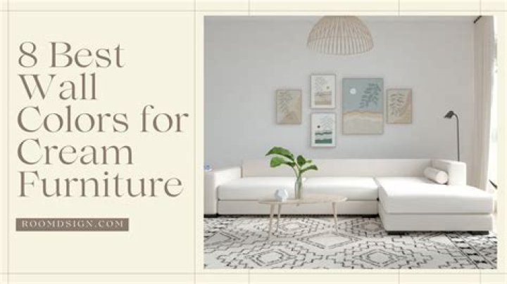 Does white walls go with cream furniture?
