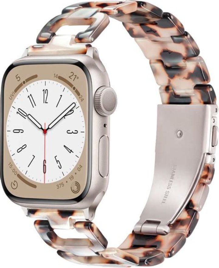How do I make my Apple Watch band white again?
