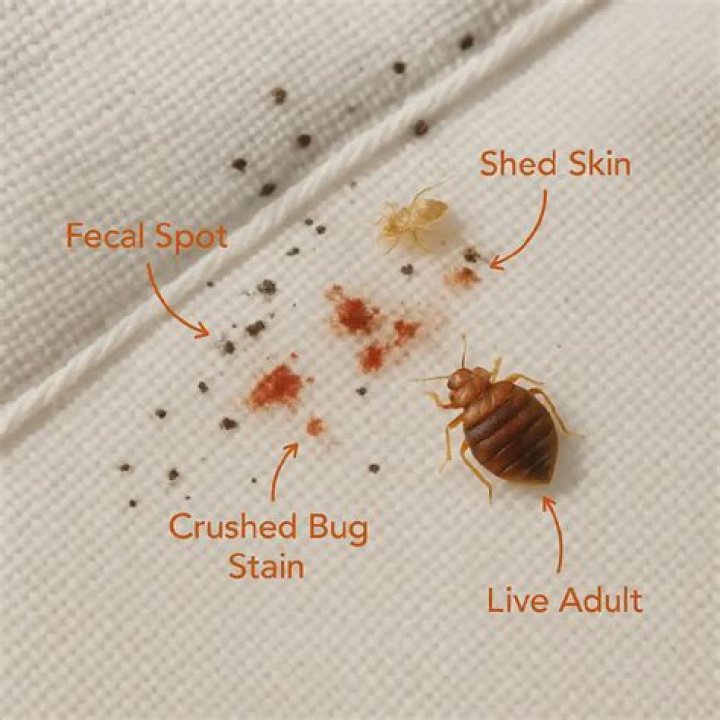 What can be mistaken for bed bug eggs?