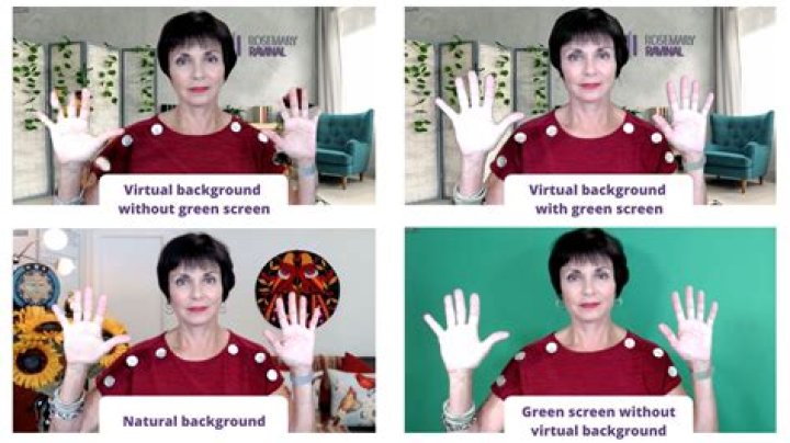 What can I use instead of a green screen on Zoom?