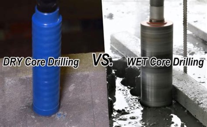 What is dry core drilling?