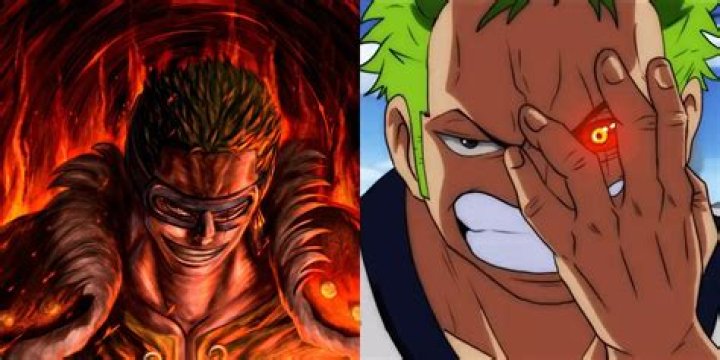 What is in Zoro left eye?