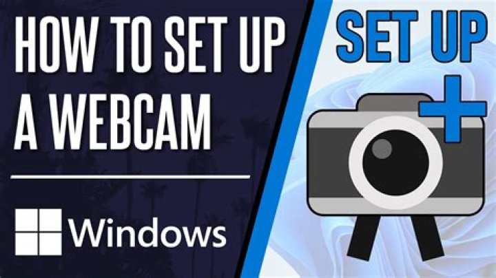 Where can I find my webcam settings?